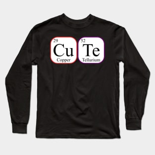 Cute - Elements of Periodic Table Long Sleeve T-Shirt